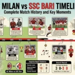 AC Milan vs SSC Bari Timeline
