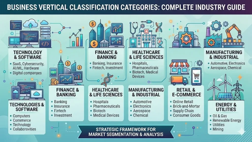 Business Vertical Classification Categories